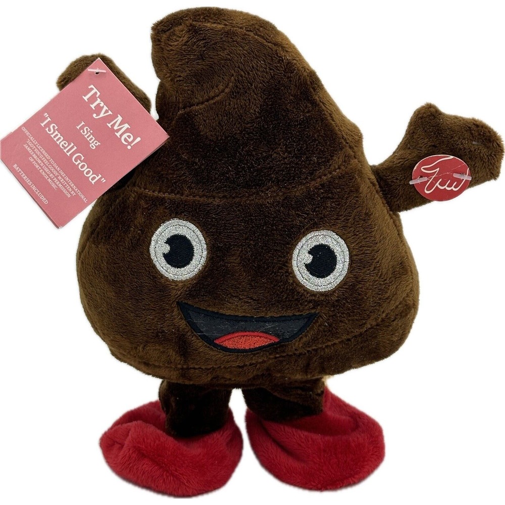 Chocolate Kiss Emoji Singing Dancing‎ Animated Works Plush Figure Dan Dee VIDEO